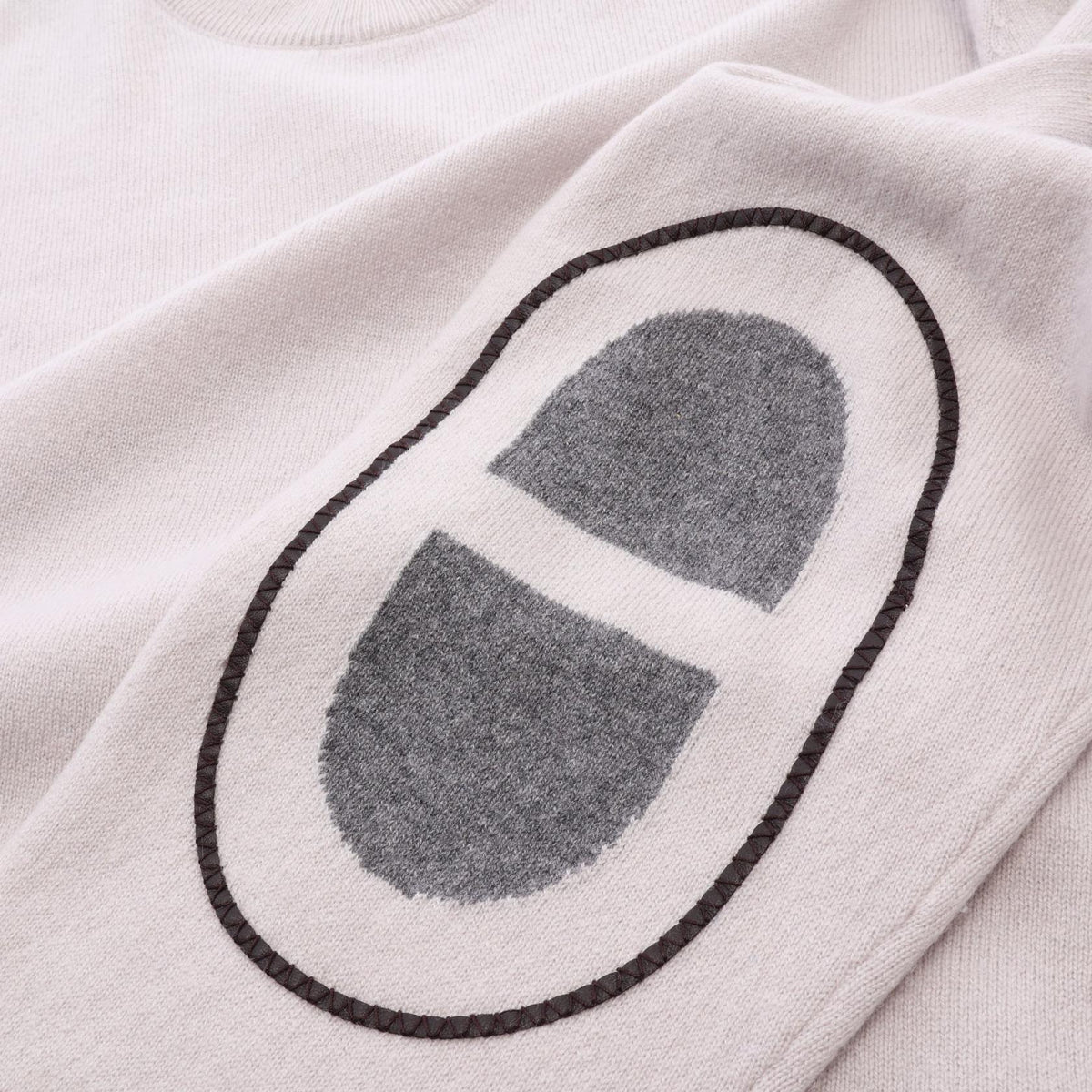 エルメス マイヨン シェーヌ ダンクル ニット グレー系 トップス HERMES