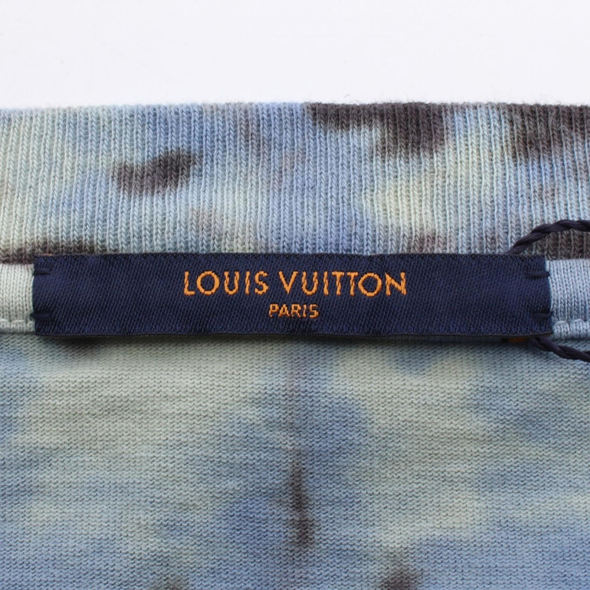 ルイ・ヴィトン タイダイ オーバーサイズ 半袖Tシャツ ブラウン系 ブルー系 マルチカラー トップス LOUIS VUITTON