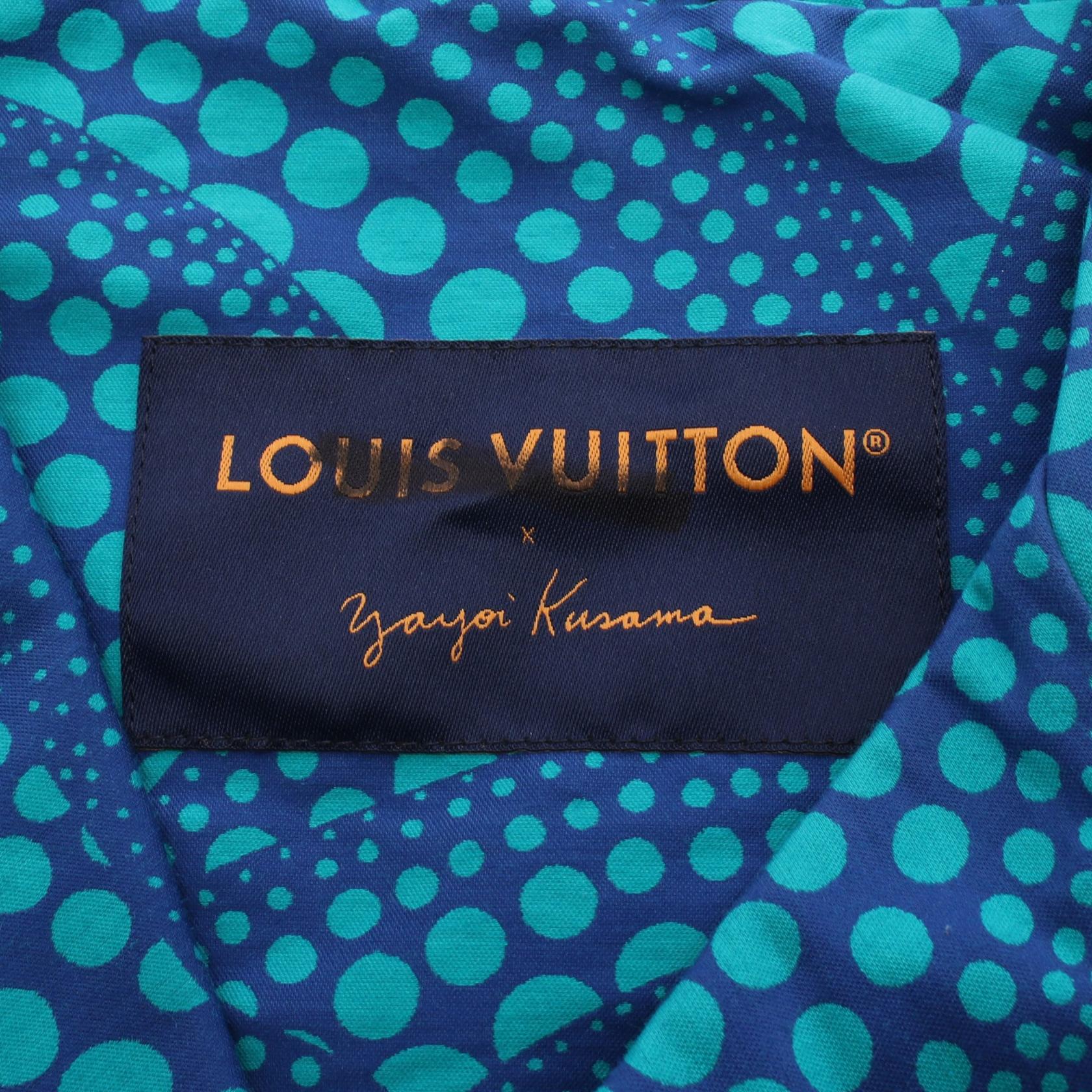 ルイ・ヴィトン LOUIS VUITTON × 草間彌生 パンプキン ブルゾン ブルー