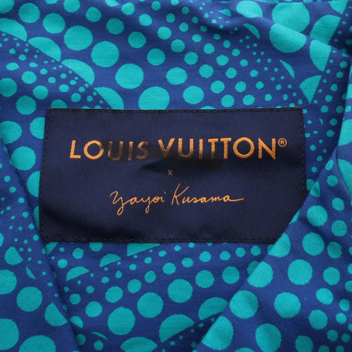 ルイ・ヴィトン LOUIS VUITTON × 草間彌生 パンプキン ブルゾン ブルー系 グリーン系 アウター LOUIS VUITTON