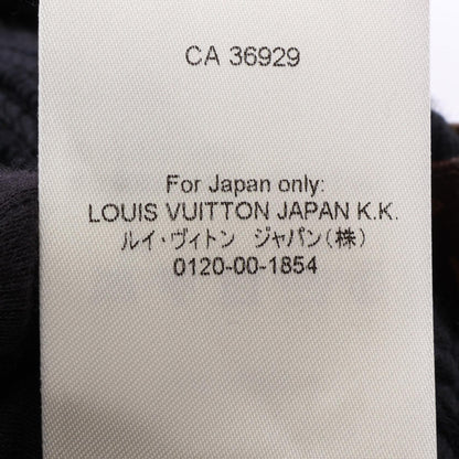 ルイ・ヴィトン モノグラムパッチ タートルネック ノースリーブ ニット ブラック系 トップス LOUIS VUITTON