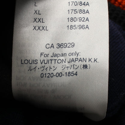 ルイ・ヴィトン LV フレンド パペット ハーフジップ ニット ネイビー系 マルチカラー トップス LOUIS VUITTON