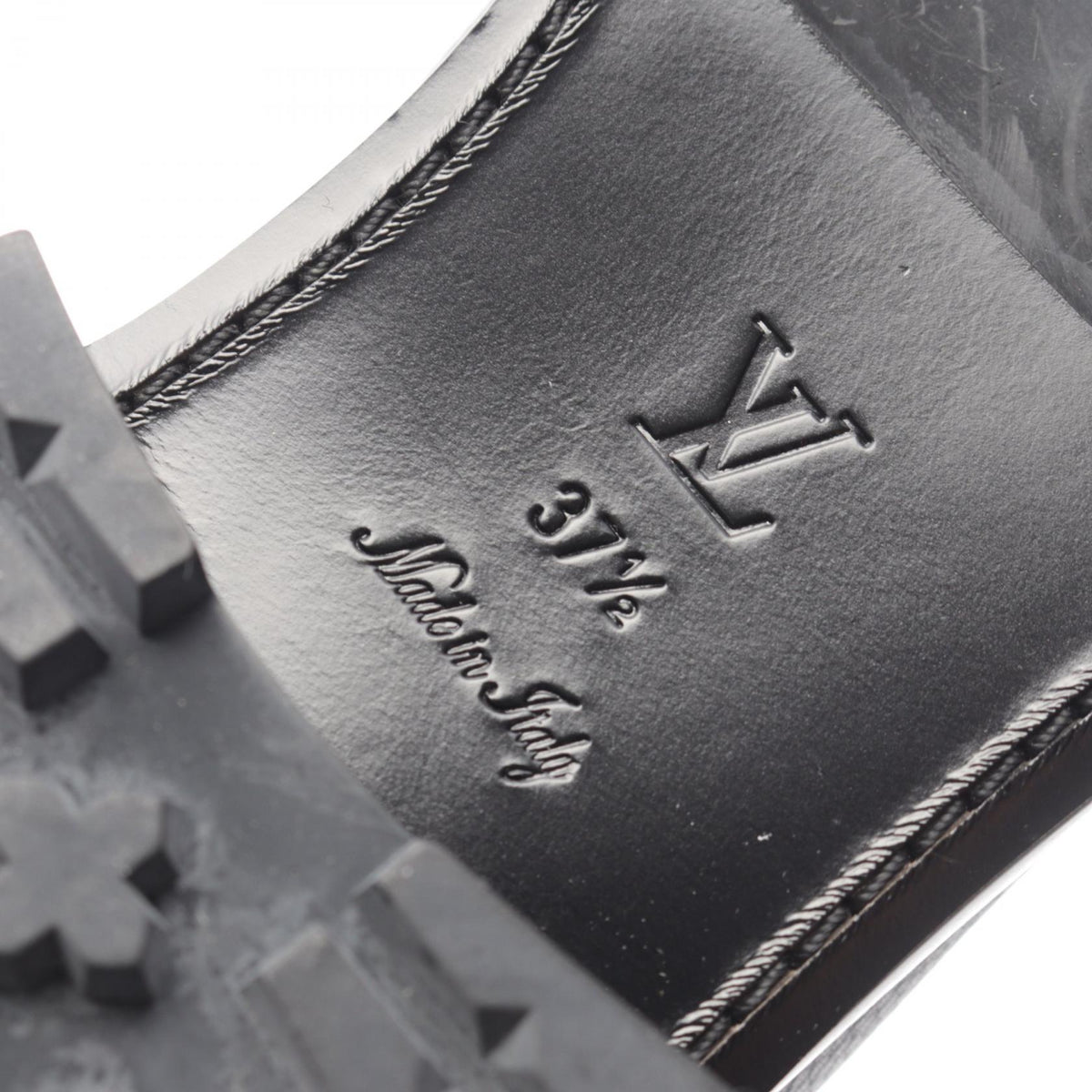 ルイ・ヴィトン モノグラム サイハイ ブーツ ブラック系 シューズ LOUIS VUITTON