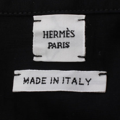 エルメス モザイク セリエボタン 長袖 ワンピース ブラック系 ワンピース HERMES