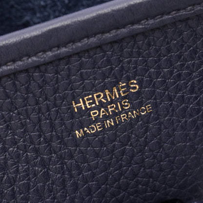 エルメス エヴリン 3 トロワ PM ブルーニュイ ショルダーバッグ ネイビー系 トリヨンクレマンス バッグ HERMES