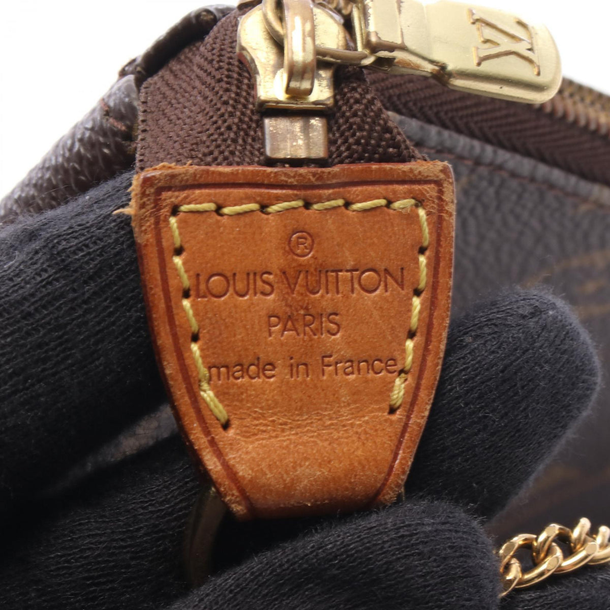 ルイ・ヴィトン ミニポシェット アクセソワール T&B ハンドバッグ ブラウン系 バッグ LOUIS VUITTON