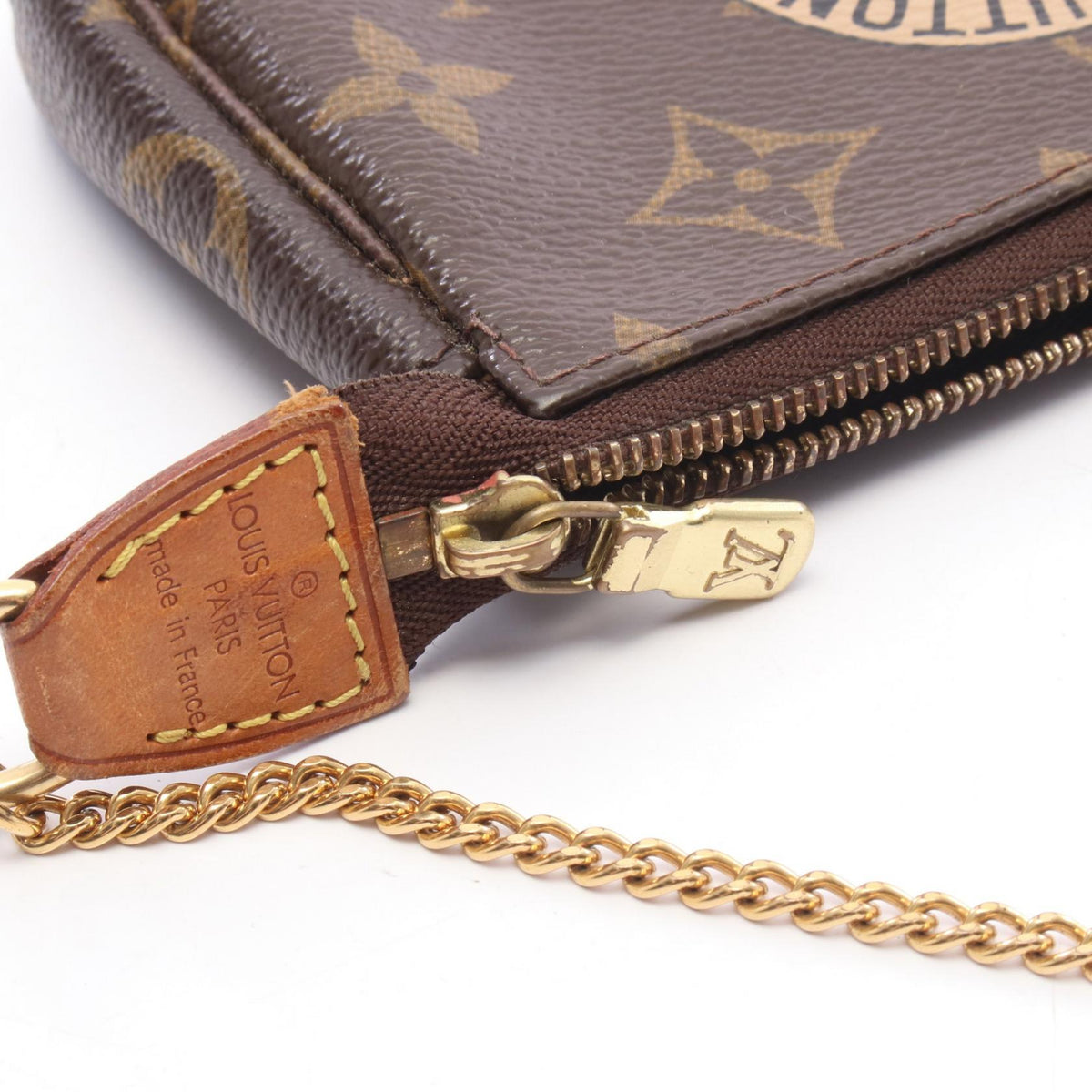 ルイ・ヴィトン ミニポシェット アクセソワール T&B ハンドバッグ ブラウン系 バッグ LOUIS VUITTON