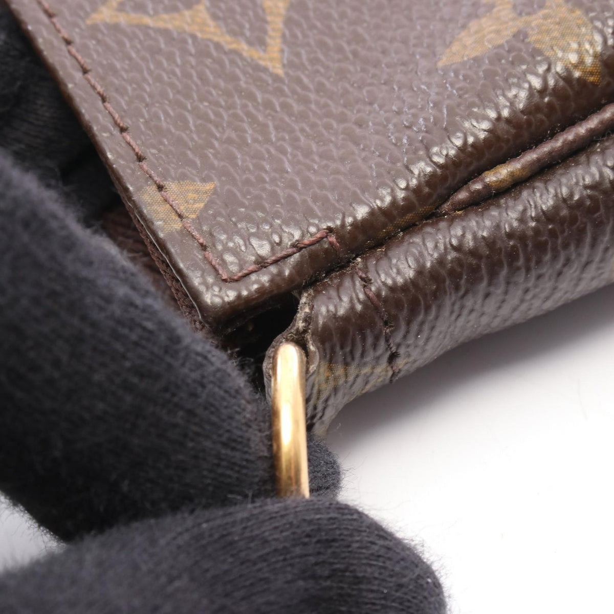 ルイ・ヴィトン ミニポシェット アクセソワール T&B ハンドバッグ ブラウン系 バッグ LOUIS VUITTON