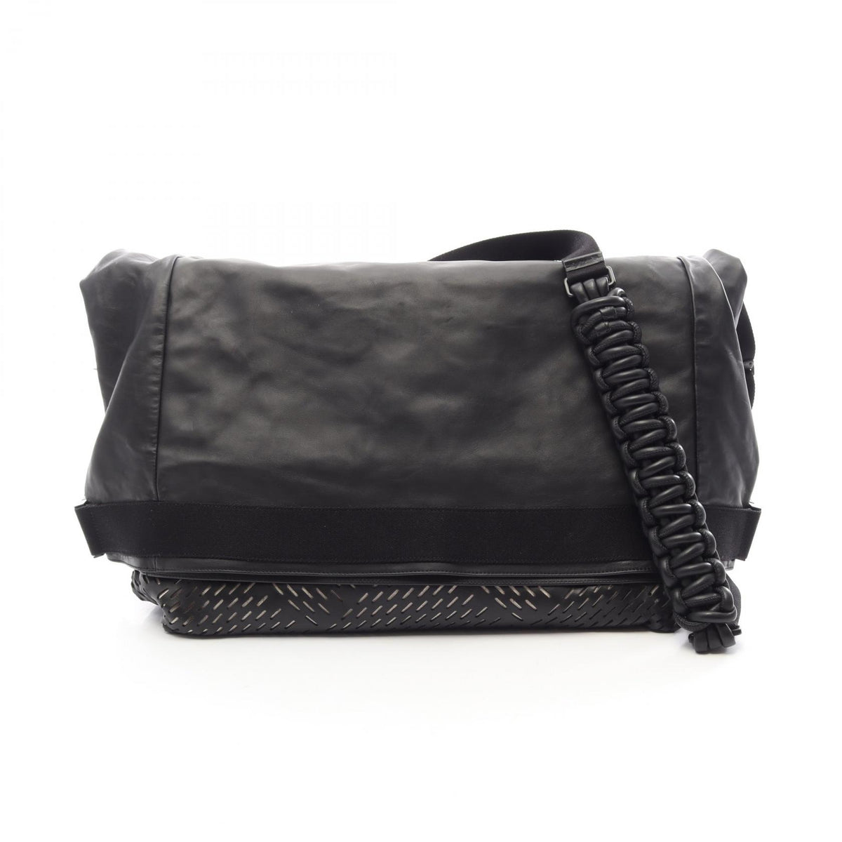 ボッテガヴェネタ PERFORATED パーフォレイテッド メッセンジャーバッグ ショルダーバッグ ブラック系 バッグ BOTTEGA VENETA