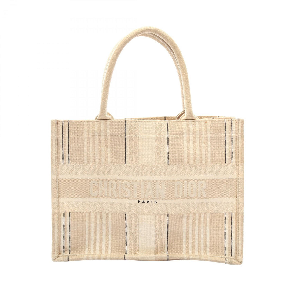 ディオール BOOK TOTE ブックトート ミディアム トートバッグ ベージュ系 アイボリー系 ブラック系 バッグ DIOR
