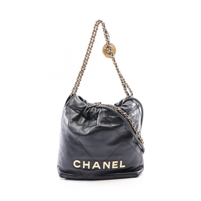 シャネル CHANEL 22 ミニ 2WAY ショルダーバッグ ブラック系 バッグ CHANEL