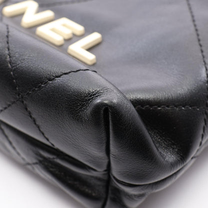 シャネル CHANEL 22 ミニ 2WAY ショルダーバッグ ブラック系 バッグ CHANEL