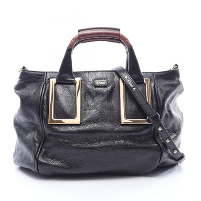 クロエ エテル 2WAY ハンドバッグ ブラック系 ブラウン系 バッグ CHLOE