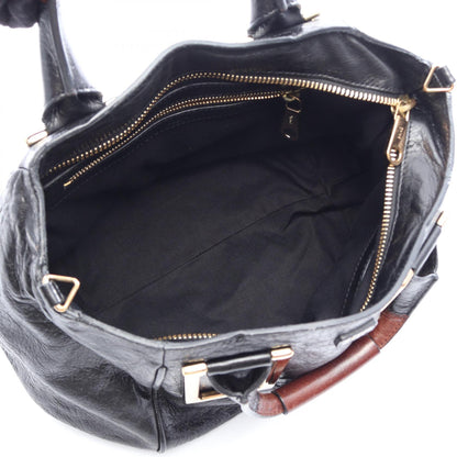 クロエ エテル 2WAY ハンドバッグ ブラック系 ブラウン系 バッグ CHLOE