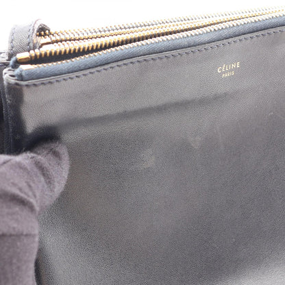 セリーヌ TRIO SMALL トリオ スモール ショルダーバッグ ブラック系 バッグ CELINE
