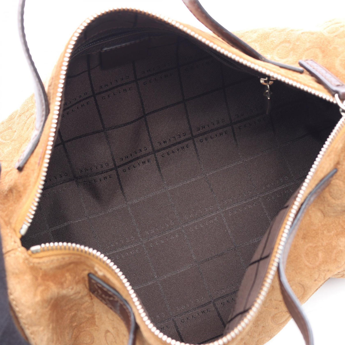 セリーヌ Cマカダム ハンドバッグ ブラウン系 バッグ CELINE