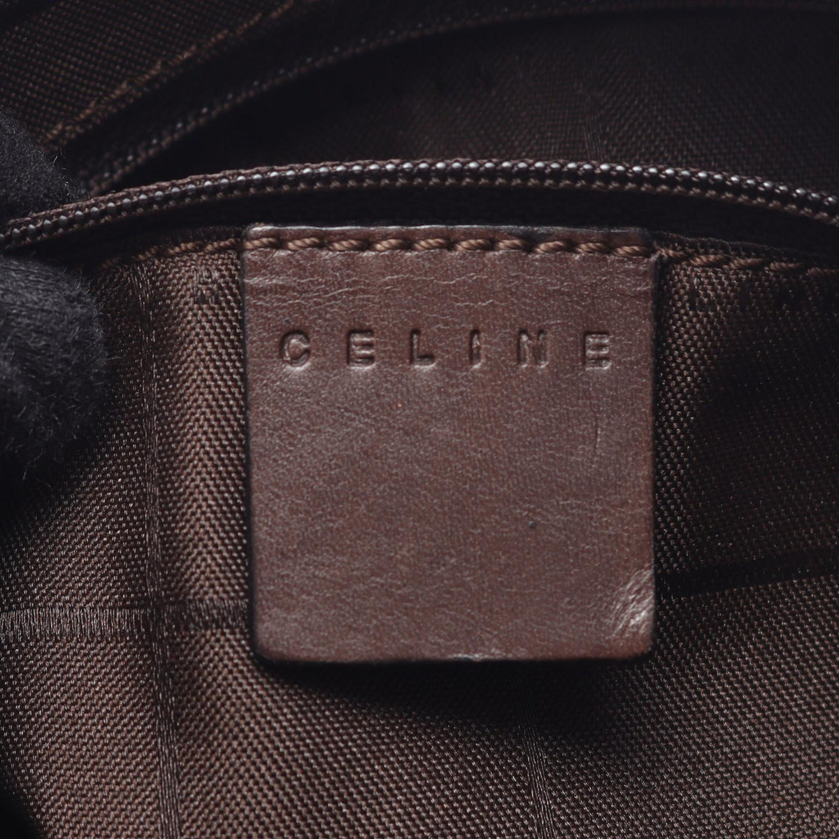 セリーヌ Cマカダム ハンドバッグ ブラウン系 バッグ CELINE