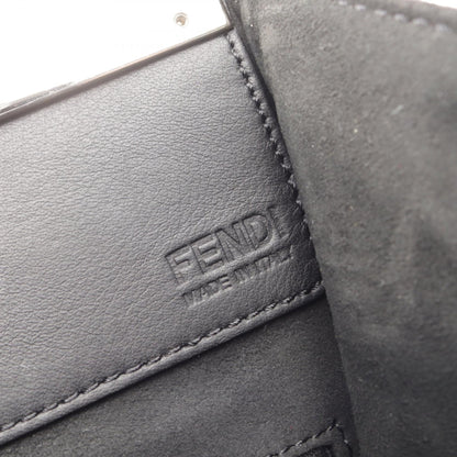 フェンディ トロワジュール トートバッグ ブラック系 シルバー系 バッグ FENDI
