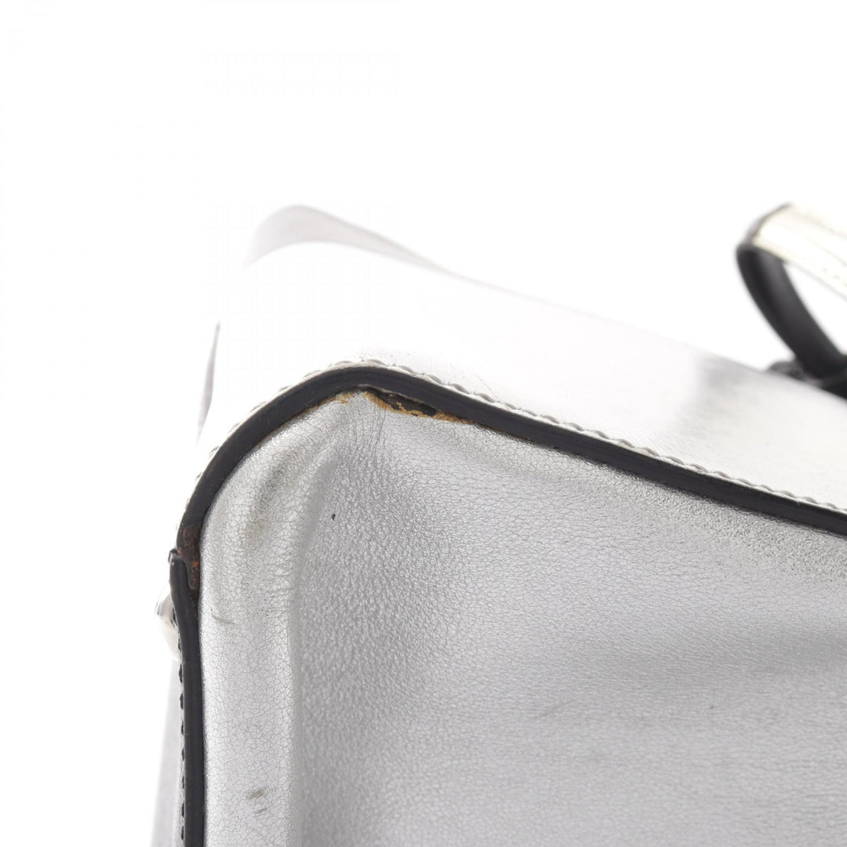 フェンディ トロワジュール トートバッグ ブラック系 シルバー系 バッグ FENDI