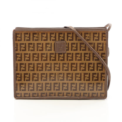フェンディ ズッキーノ ショルダーバッグ ベージュ系 グレー系 バッグ FENDI