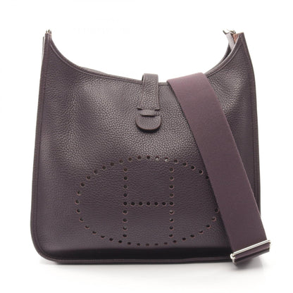 エルメス エヴリン 3 トロワ GM レザン ショルダーバッグ パープル系 トリヨンクレマンス バッグ HERMES