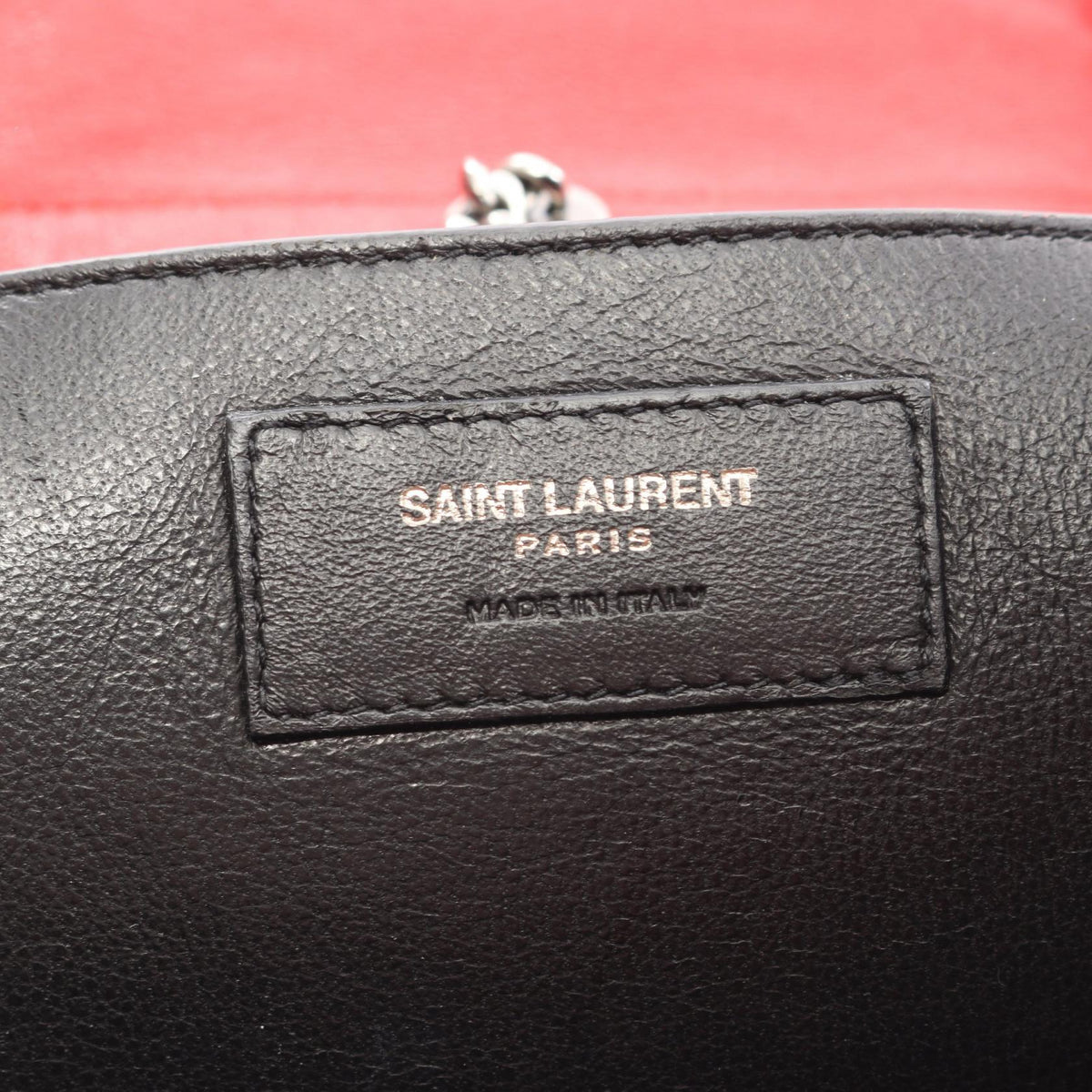 サンローランパリ モノグラム ノリータ ショルダーバッグ レッド系 バッグ SAINT LAURENT PARIS