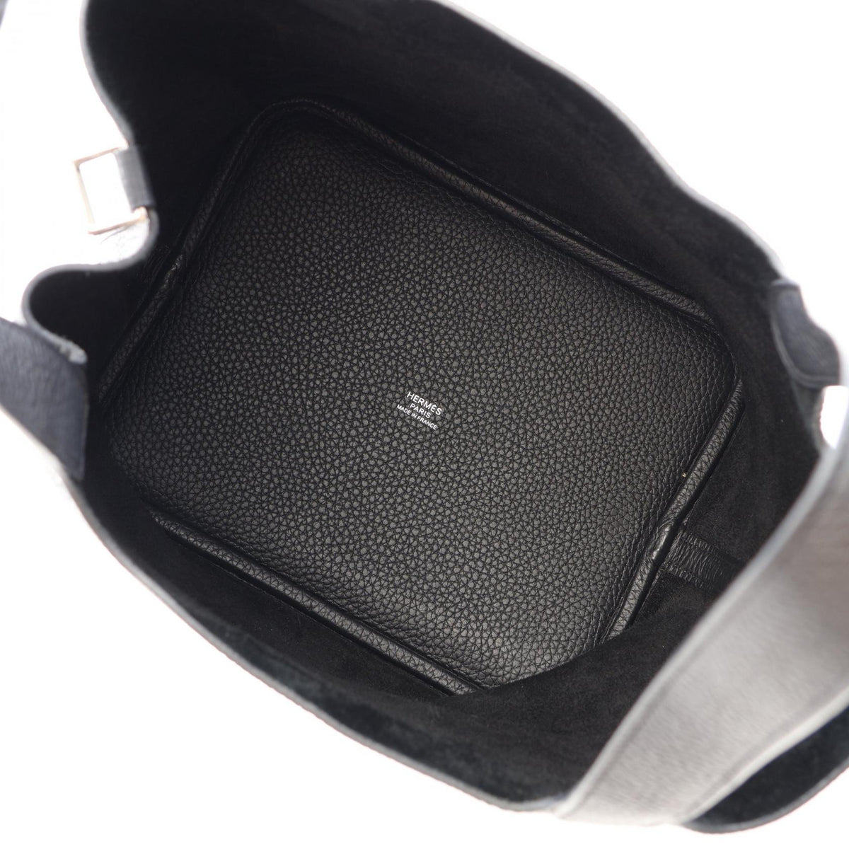 エルメス ピコタンロックMM ハンドバッグ ブラック系 トリヨンクレマンス バッグ HERMES