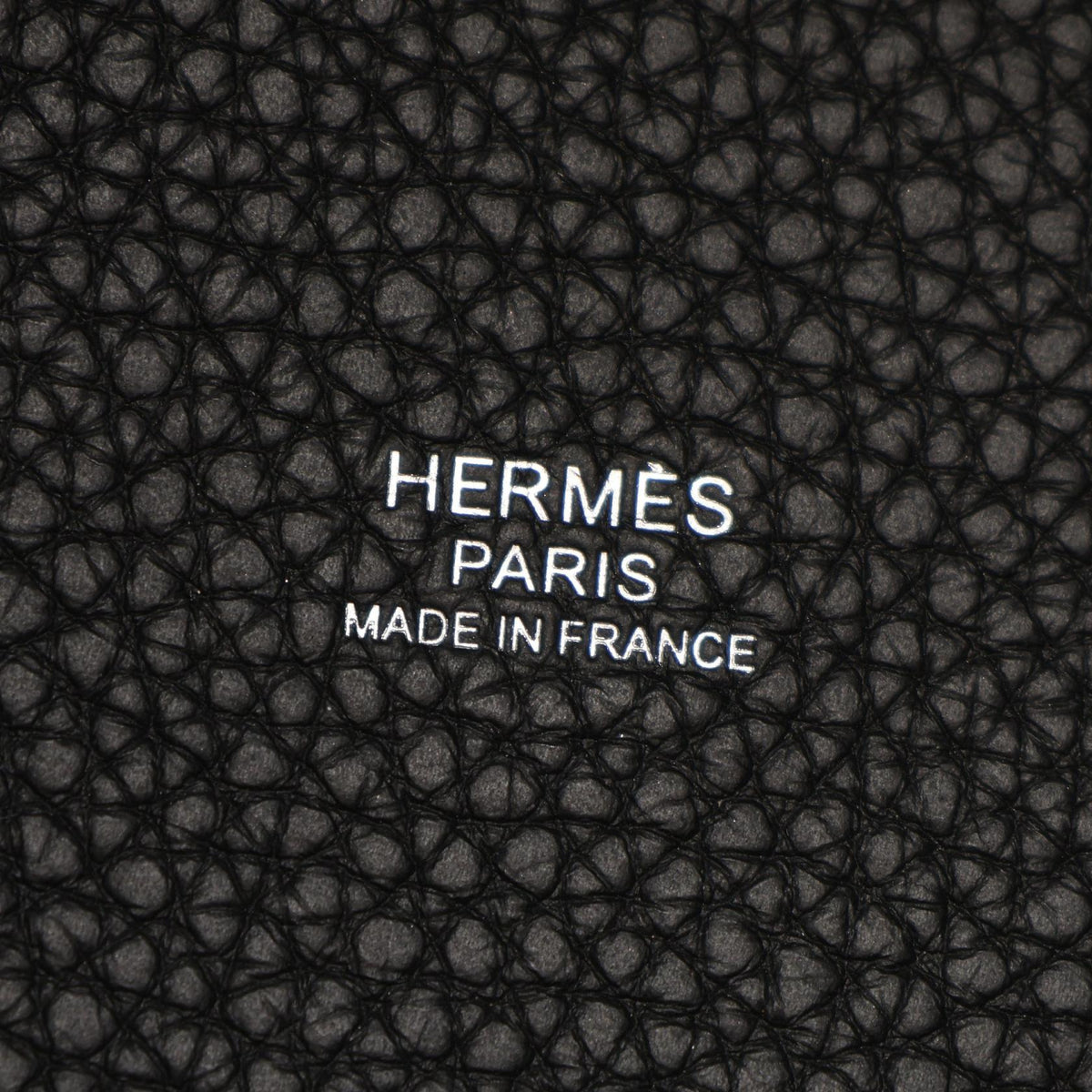 エルメス ピコタンロックMM ハンドバッグ ブラック系 トリヨンクレマンス バッグ HERMES