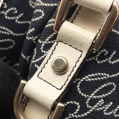 グッチ アビー ショルダーバッグ ネイビー系 ホワイト系 バッグ GUCCI
