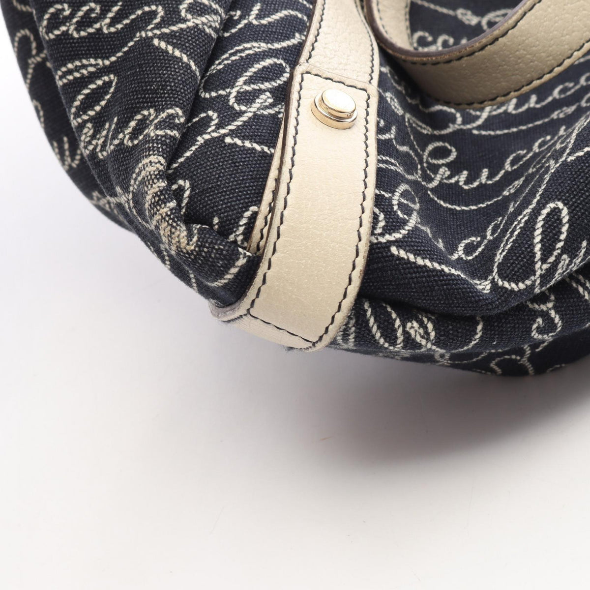グッチ アビー ショルダーバッグ ネイビー系 ホワイト系 バッグ GUCCI