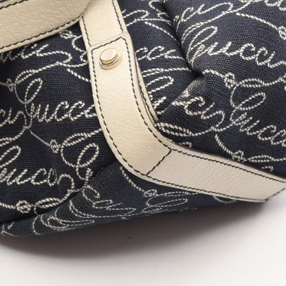 グッチ アビー ショルダーバッグ ネイビー系 ホワイト系 バッグ GUCCI