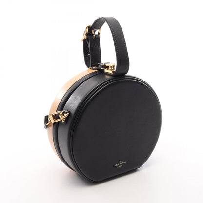 ルイ・ヴィトン プティット ボワット シャポー 2WAY ハンドバッグ ベージュ系 ブラック系 ベージュ バッグ LOUIS VUITTON