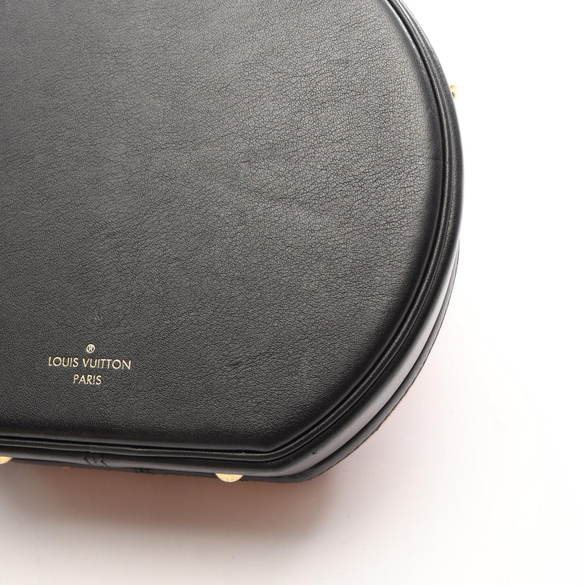 ルイ・ヴィトン プティット ボワット シャポー 2WAY ハンドバッグ ベージュ系 ブラック系 ベージュ バッグ LOUIS VUITTON