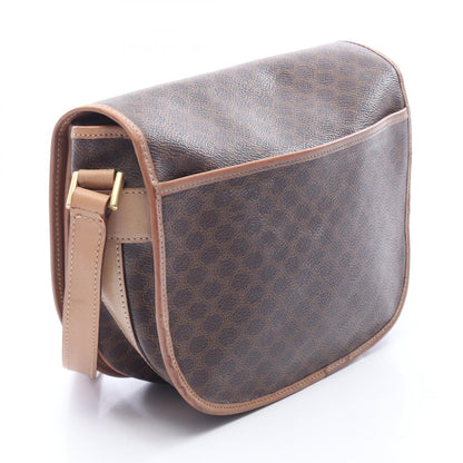 セリーヌ マカダム ショルダーバッグ ブラウン系 ベージュ系 バッグ CELINE