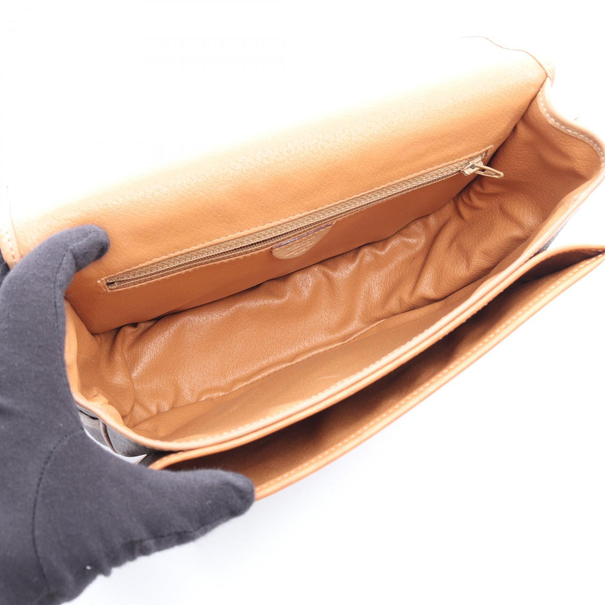 セリーヌ マカダム ショルダーバッグ ブラウン系 ベージュ系 バッグ CELINE
