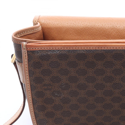 セリーヌ マカダム ショルダーバッグ ブラウン系 ベージュ系 バッグ CELINE