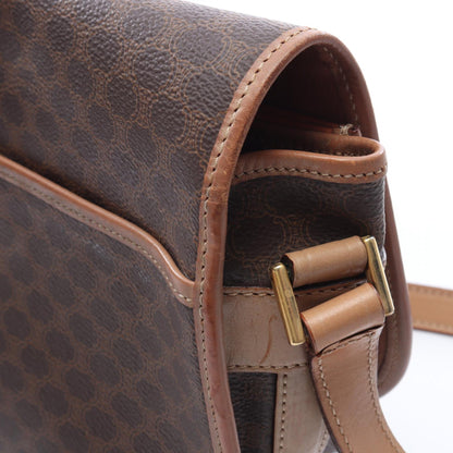 セリーヌ マカダム ショルダーバッグ ブラウン系 ベージュ系 バッグ CELINE