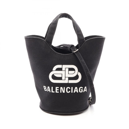 バレンシアガ Wave XS 2WAY ハンドバッグ ブラック系 バッグ BALENCIAGA