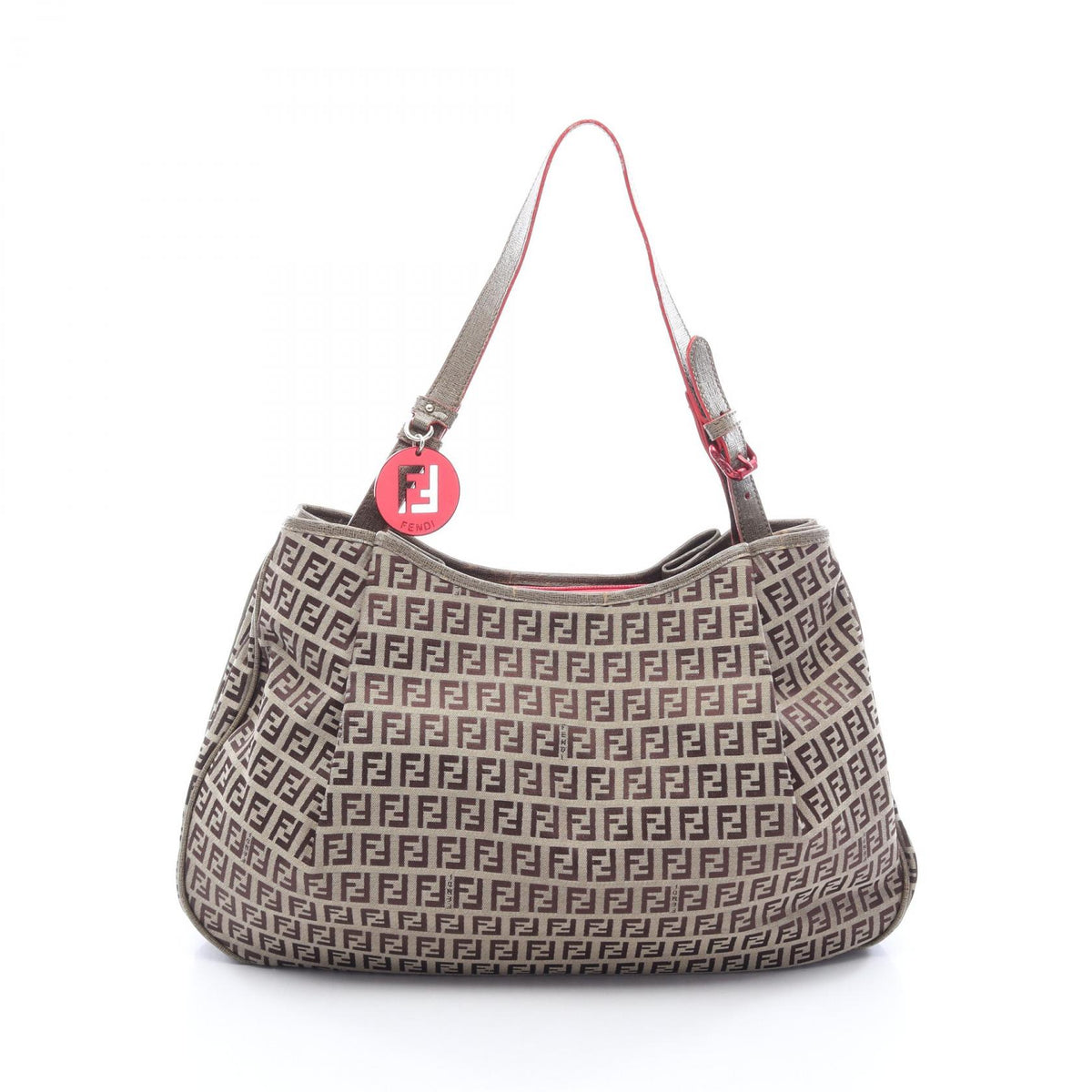 フェンディ ズッキーノ ショルダーバッグ ベージュ系 ブラウン系 バッグ FENDI