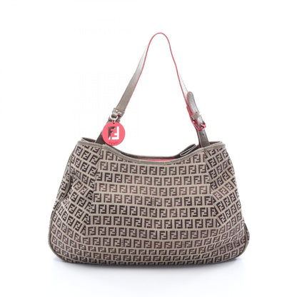 フェンディ ズッキーノ ショルダーバッグ ベージュ系 ブラウン系 バッグ FENDI