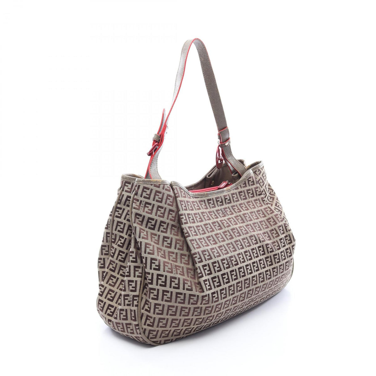 フェンディ ズッキーノ ショルダーバッグ ベージュ系 ブラウン系 バッグ FENDI