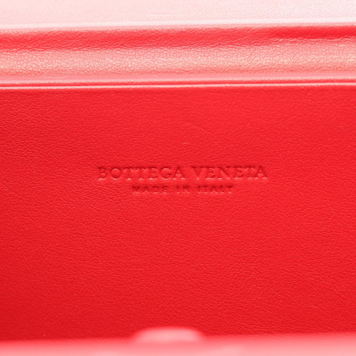 ボッテガヴェネタ ボックス 2WAY ハンドバッグ レッド系 バッグ BOTTEGA VENETA