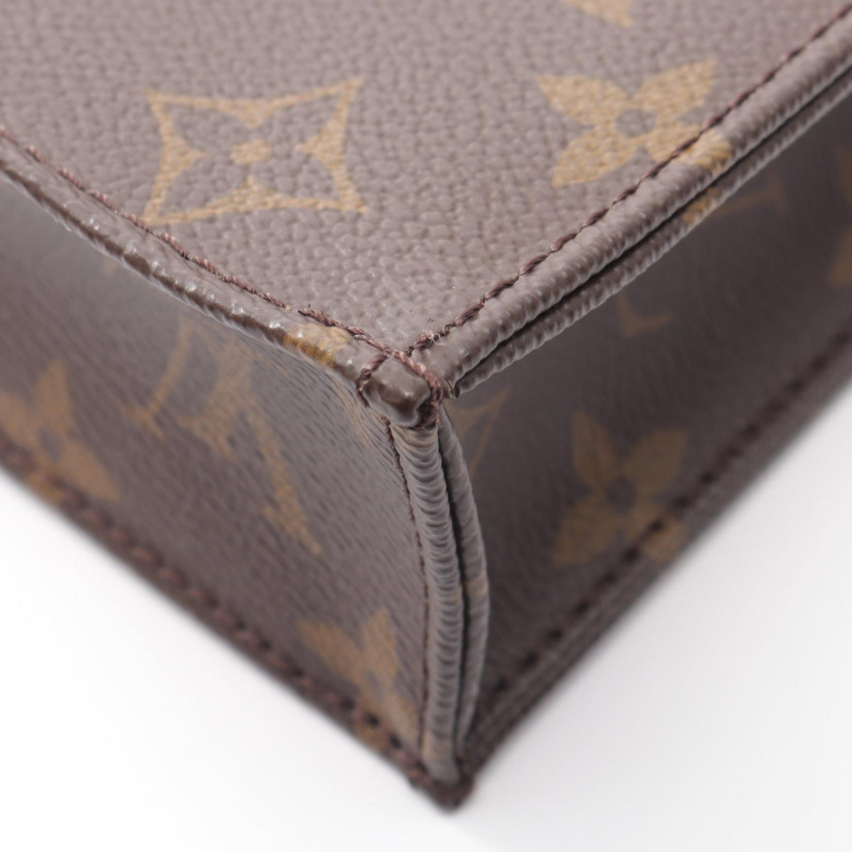 ルイ・ヴィトン プティット サックプラ モノグラム 2WAY ハンドバッグ ブラウン系 バッグ LOUIS VUITTON