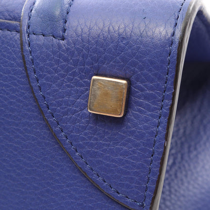 セリーヌ ラゲージ ミニショッパー ハンドバッグ ブルー系 バッグ CELINE