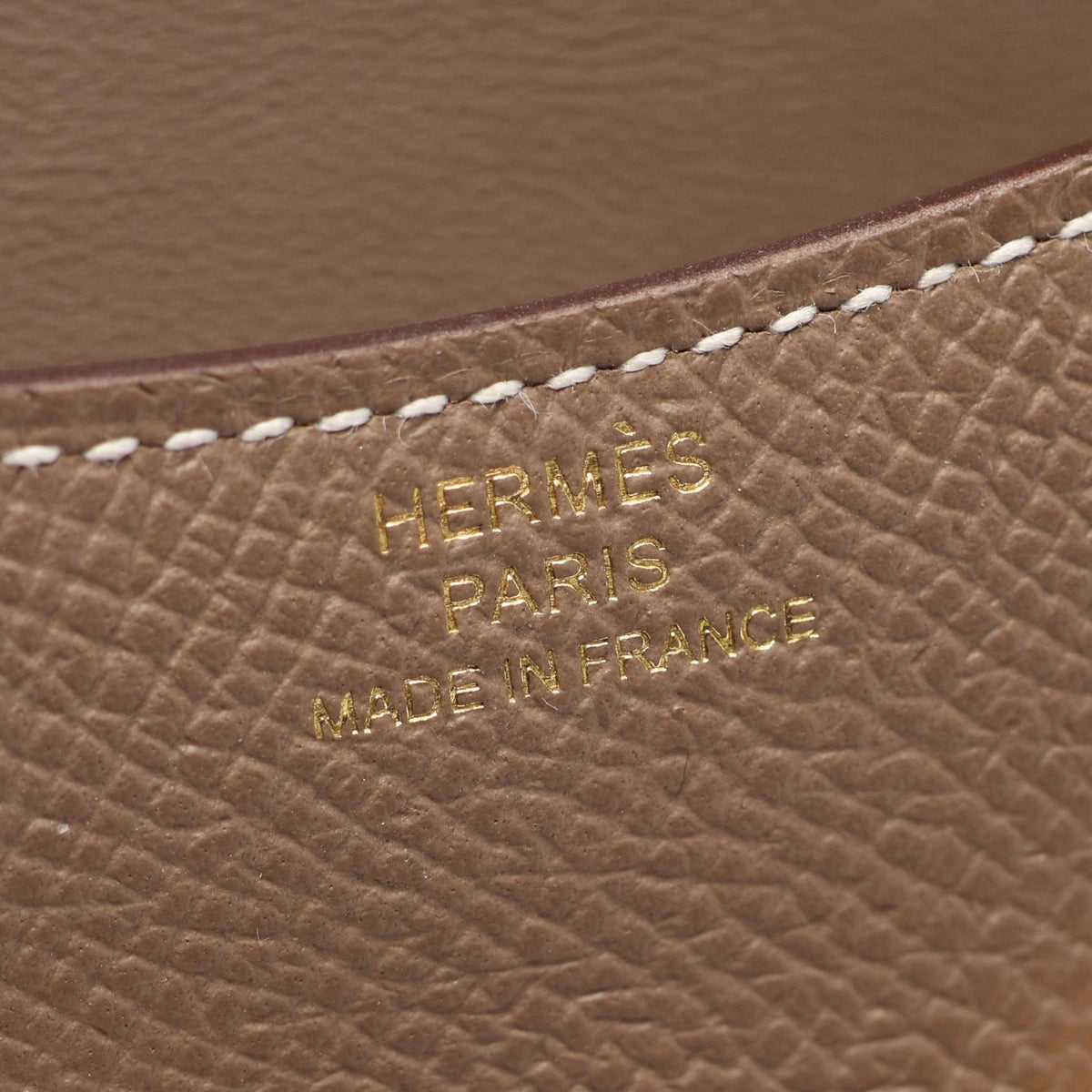 エルメス コンスタンス スリム エトゥープ 二つ折り財布 グレー系 ヴォーエプソン 財布・小物 HERMES