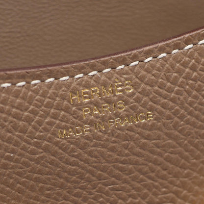 エルメス コンスタンス スリム エトゥープ 二つ折り財布 グレー系 ヴォーエプソン 財布・小物 HERMES