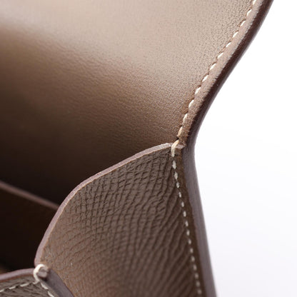 エルメス コンスタンス スリム エトゥープ 二つ折り財布 グレー系 ヴォーエプソン 財布・小物 HERMES