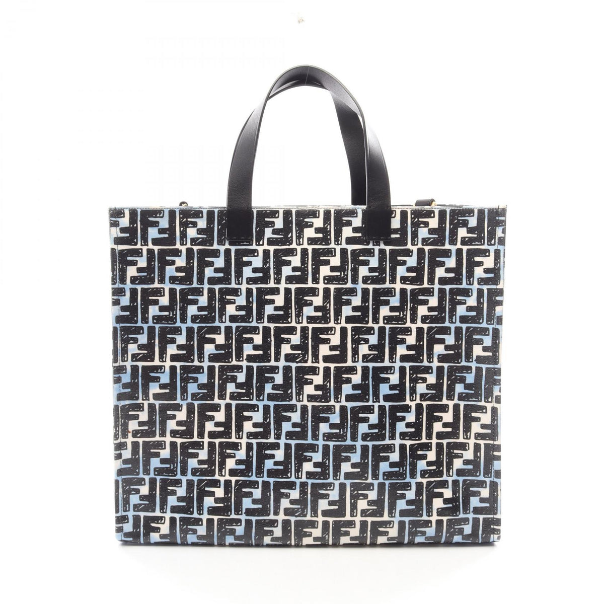 フェンディ FENDI × Joshua Vides ショッパー トートバッグ ブラック系 ホワイト系 ブルー系 バッグ FENDI