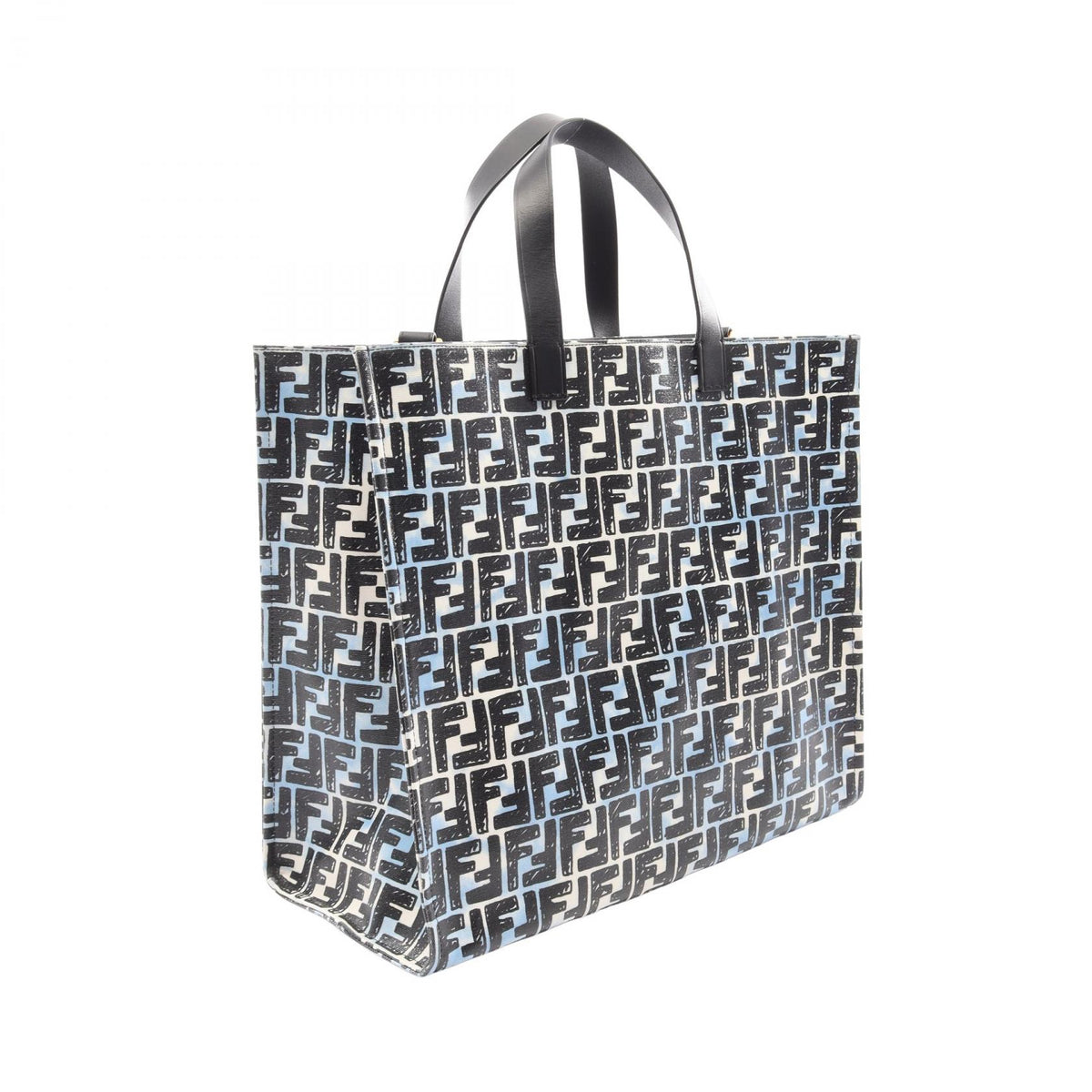 フェンディ FENDI × Joshua Vides ショッパー トートバッグ ブラック系 ホワイト系 ブルー系 バッグ FENDI