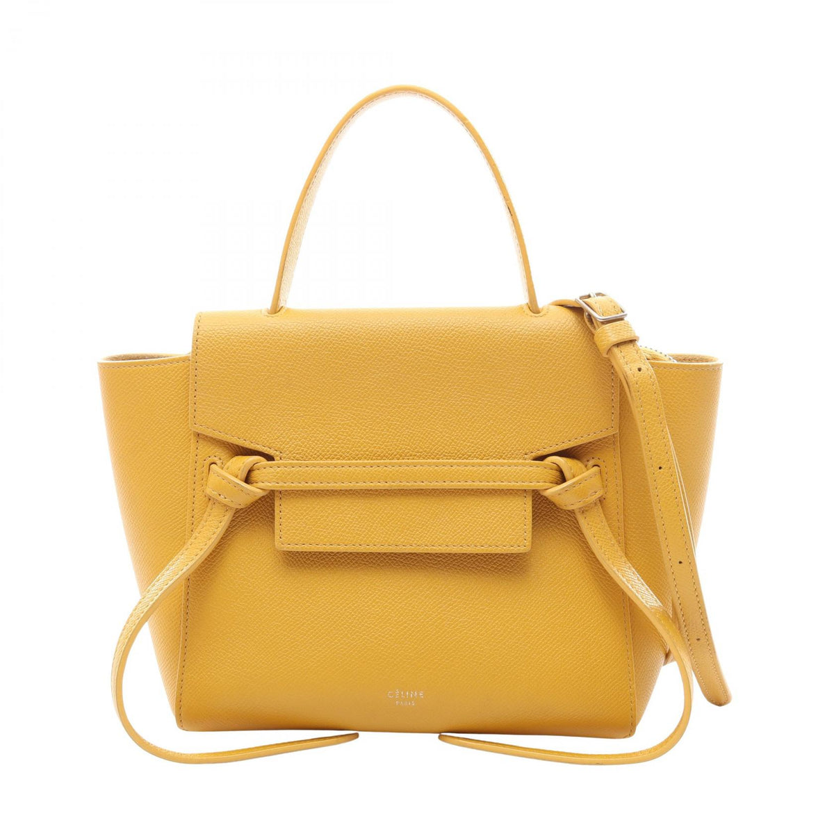 セリーヌ BELT BAG NANO ベルトバッグ ナノ 2WAY ハンドバッグ イエロー系 バッグ CELINE